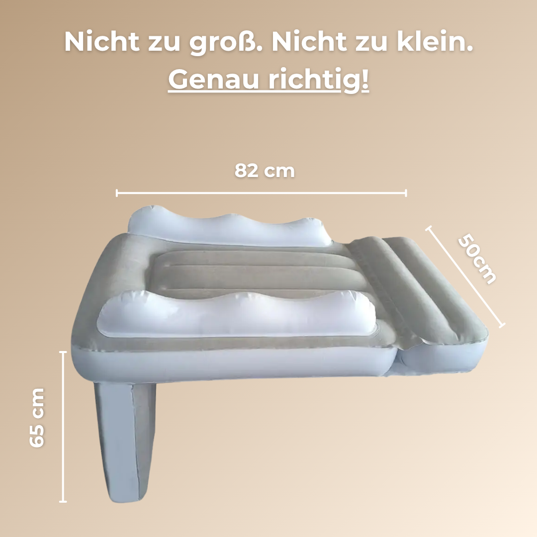 SkyNest – Aufblasbares Flugzeugbett