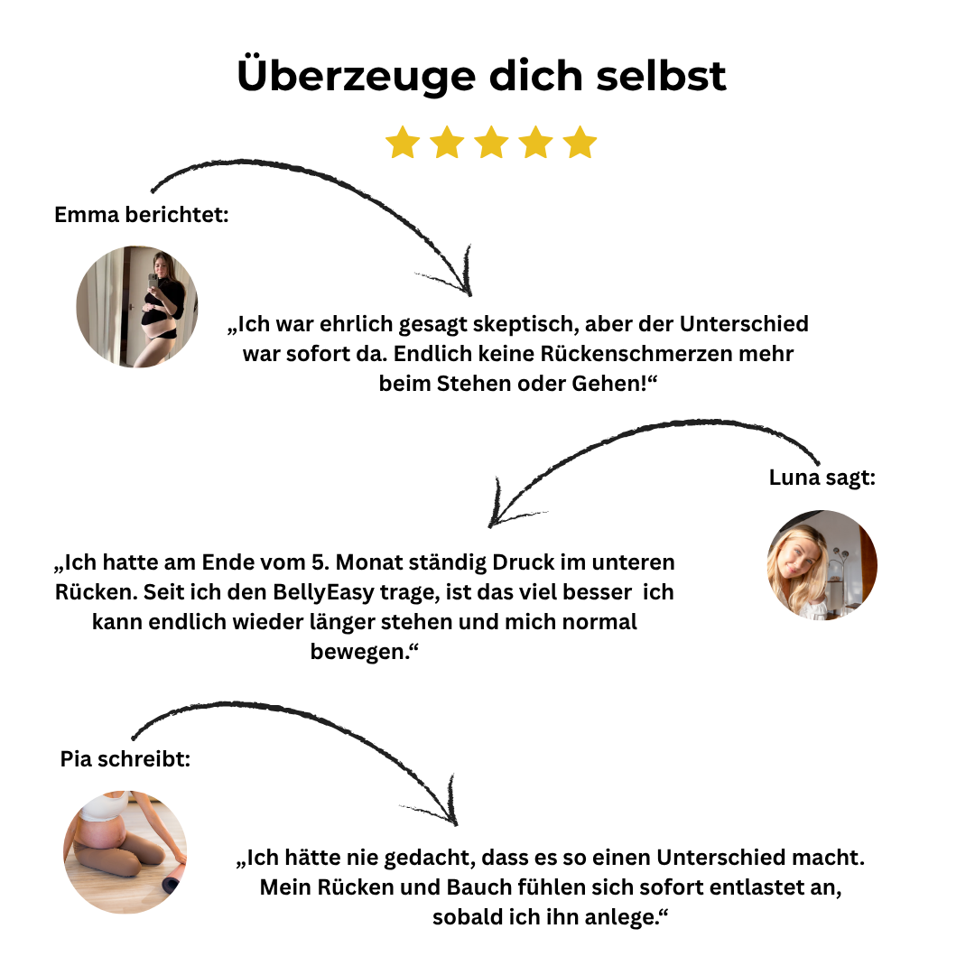 BellyEase Entlastet Bauch & Rücken spürbar