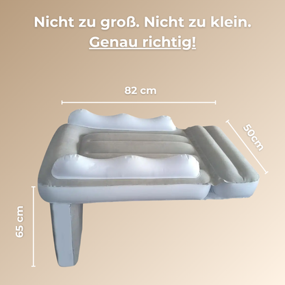 SkyNest – Aufblasbares Flugzeugbett