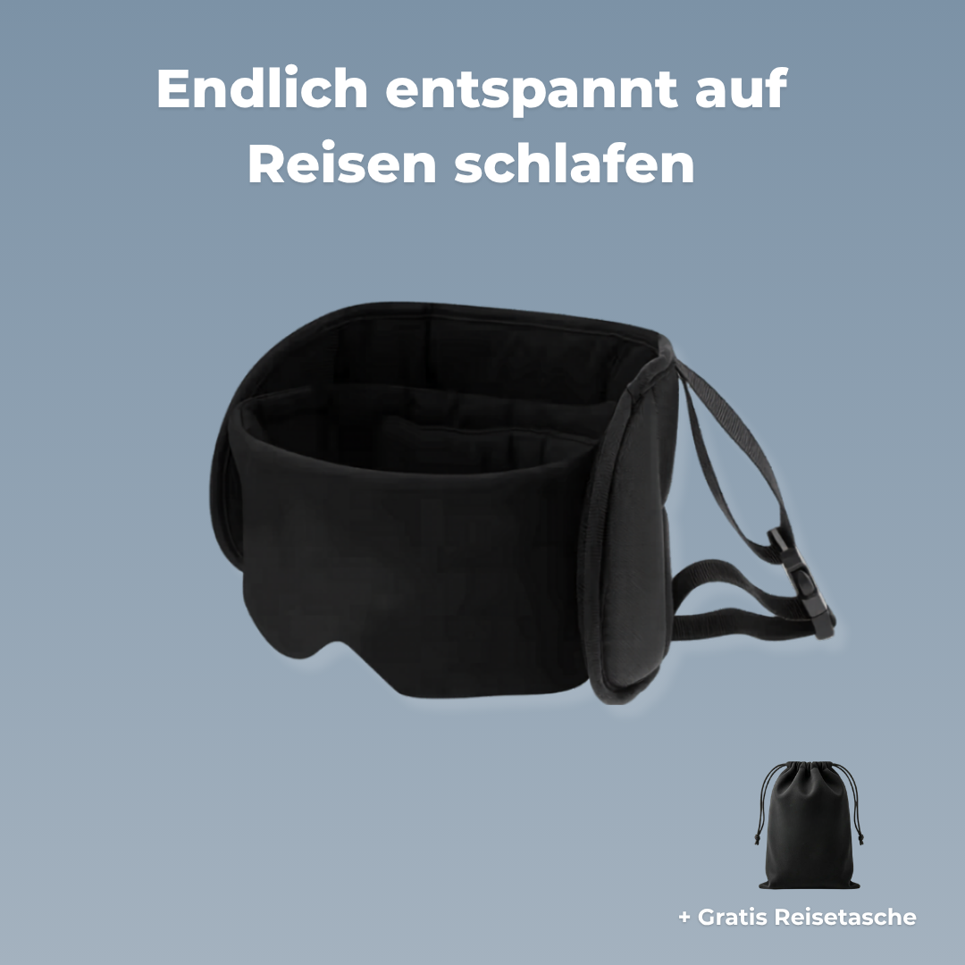 SkySleep Schlafmaske mit Nackenstütze