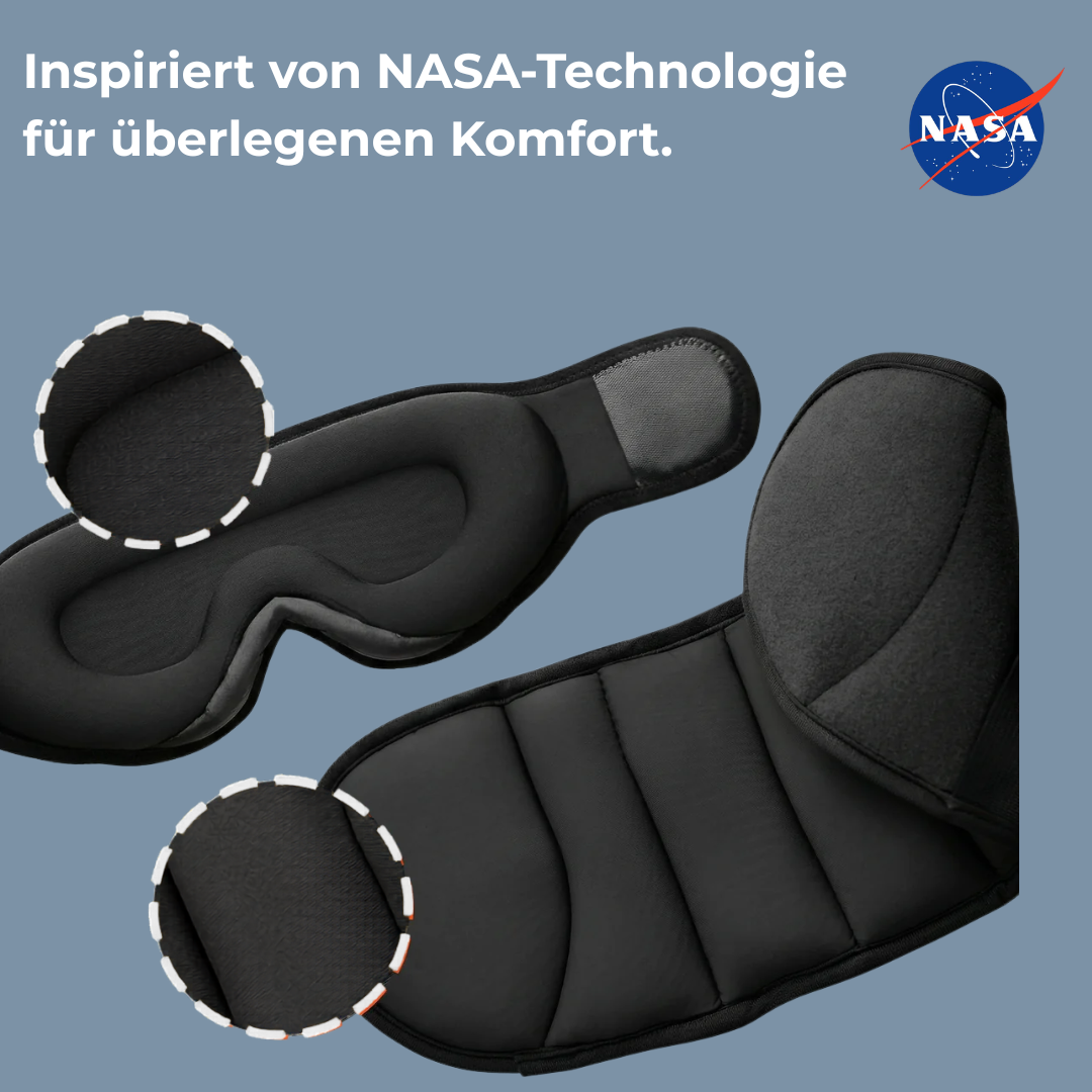 SkySleep Schlafmaske mit Nackenstütze