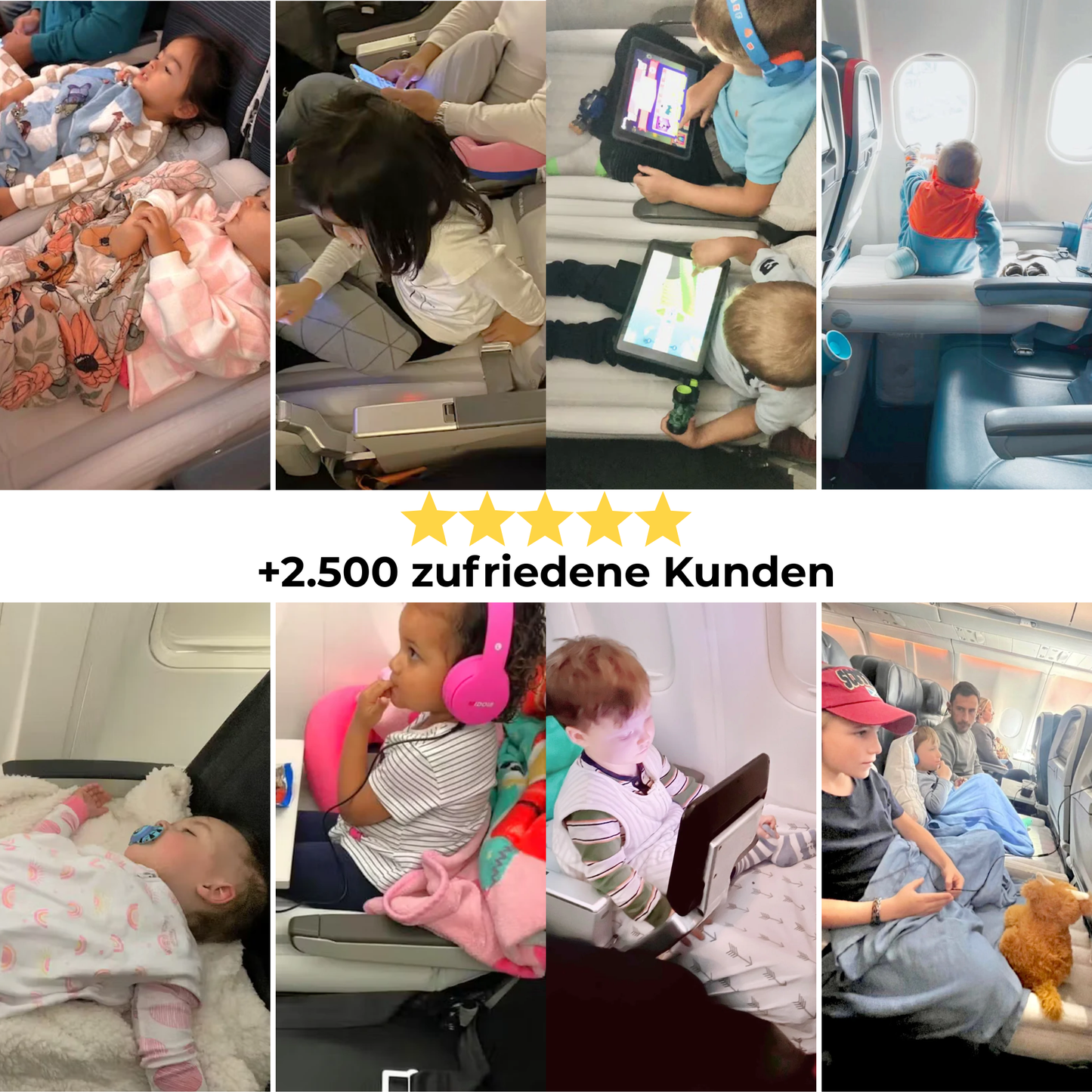 SkyNest – Aufblasbares Flugzeugbett