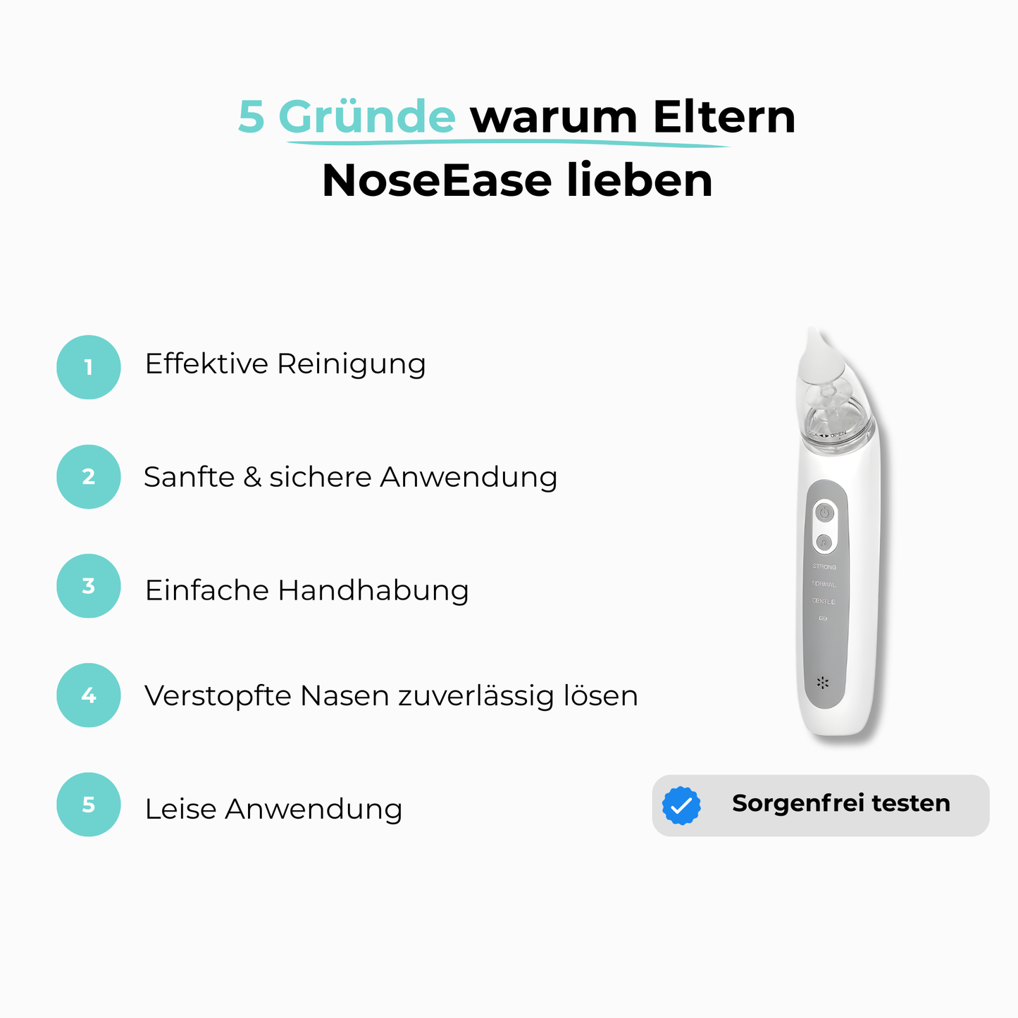 NoseEase Baby Nasensauger