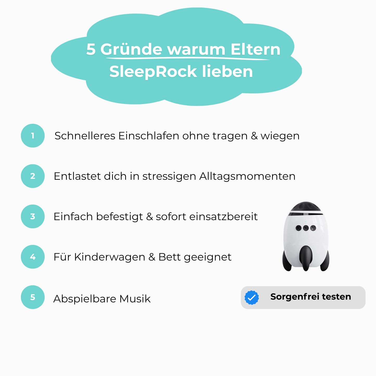 SleepRock Automatische Schaukelhilfe
