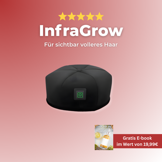InfraGrow Rotlichttherapie für dichteres Haar