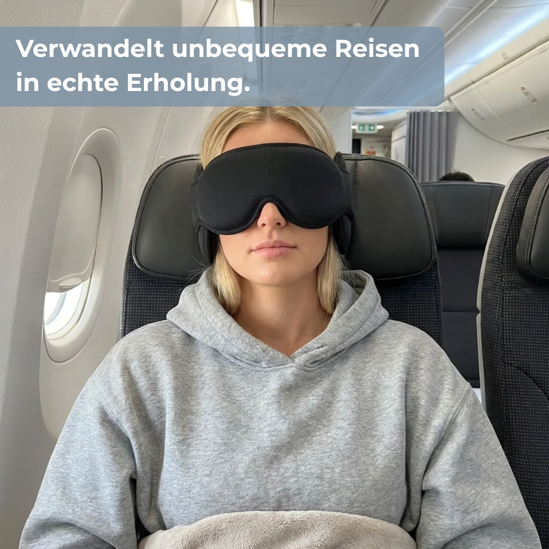 SkySleep Schlafmaske mit Nackenstütze